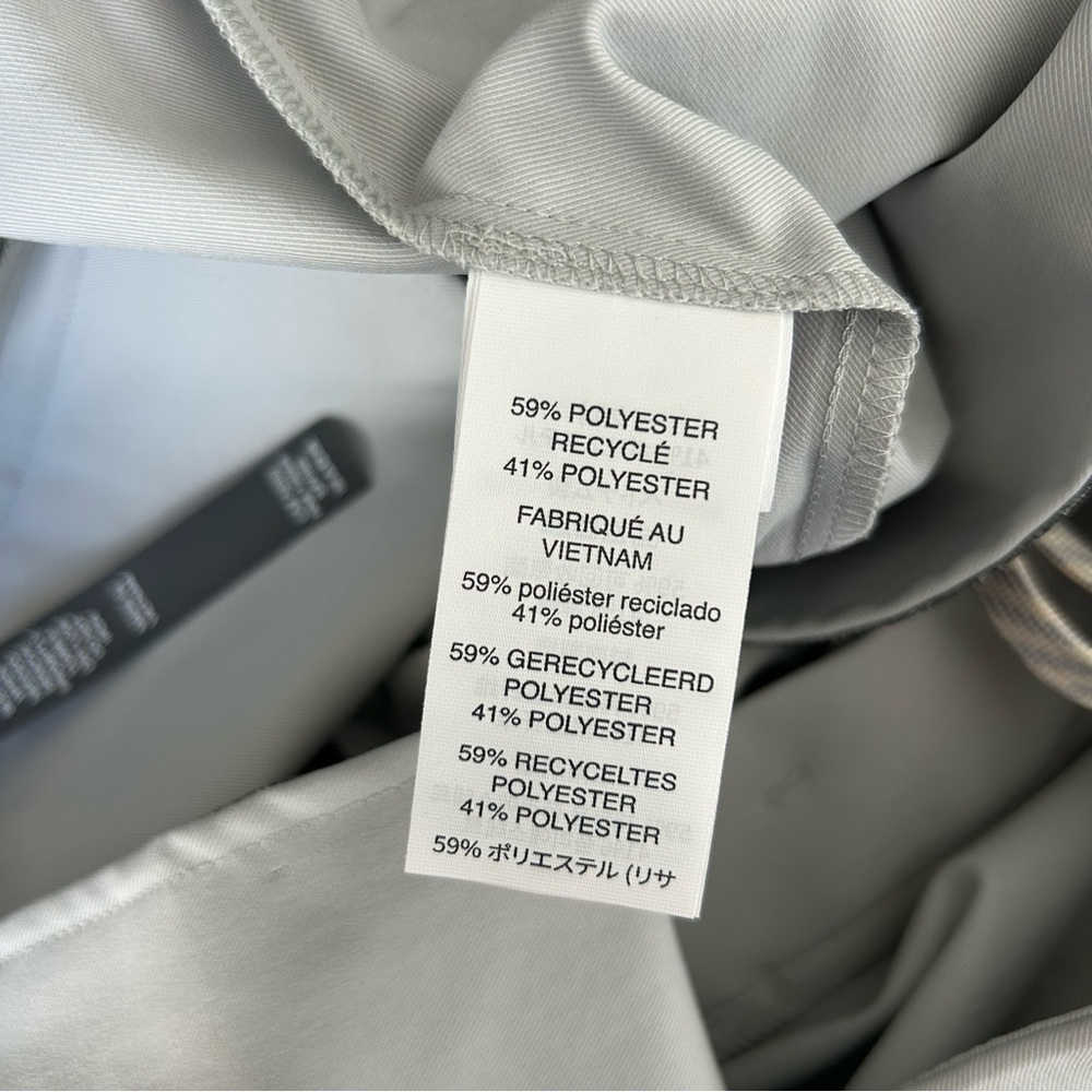 Vuori Meta Chino Slim Straight Pants Light Grey Size 36 - Picture 12 of 16